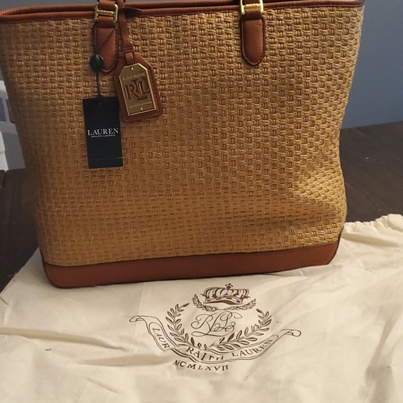 Ralph Lauren Handbags - Ralph Lauren Reese-TTE-MED Natural
